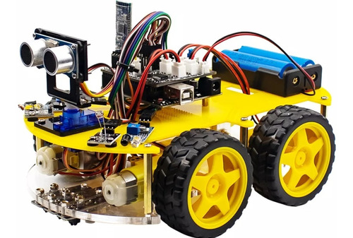 Kit Robot Hummer-bot Control Car Auto 4wd Arduino