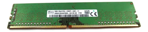 Hynix Hma81gu6afr8n-uh Módulo De - Memoria (8 Gb, 1 X 8 Gb, Ddr4, 2400 Mhz, 288-pin Dimm)