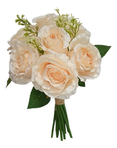 Bouquet De Rosa Artificial Ideal Para Novia 