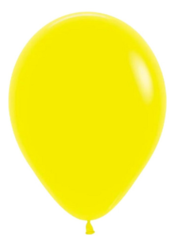 Globos Bombas R-12 30 Cm X 50 Und Amarillo