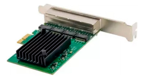 Tarjeta De Red Pci-e X1 Lp X-media De 4 Puertos Gigabit