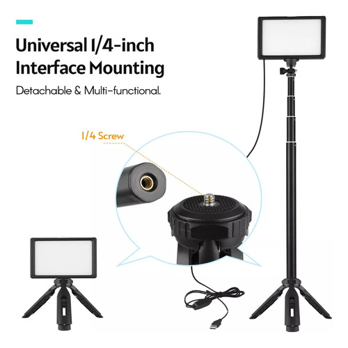 Led Para Fotografía Iluminación Luz De Relleno Usb