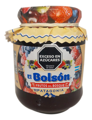 Mermelada Frutos Del Bosque El Bolson 450g S/ Tacc