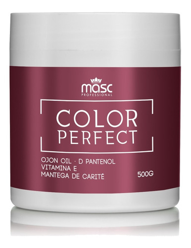 Imagem 1 de 4 de Máscara Color Perfect Nutri E Revitaliza 500gr Mascpro