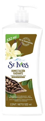 Crema Corporal St.ives Cacao Y Vainilla 532 Ml