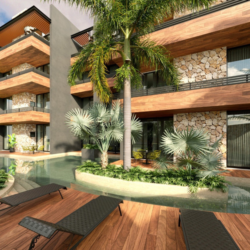 Departamento En Venta En Tulum, Quintana Roo, Paramar Black, A Tan Solo 5 Minutos De La Playa