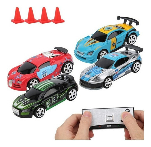 Mini Coke Can Rc Radio Control Remoto Microcar [u]