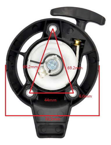 Cortadora De Césped Recoil Pull Para Gx24 Gx25 Gx25n Gx2