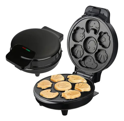 Mini Maquina Para Pancakes Figuras Infantiles Waflera Oferta