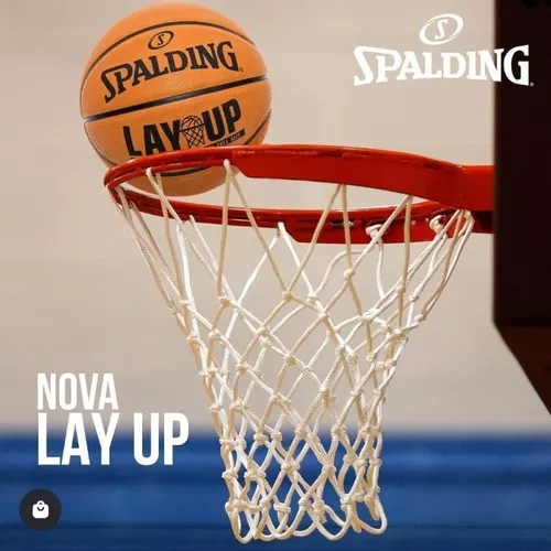 Bola Basquete Spalding Lay-up Azul/ Vermelho Original 7 NOTA
