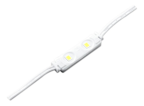 Caluga Led Smd 2835 Blanco Frío Módulo 2 Leds 12v 0.32w X10