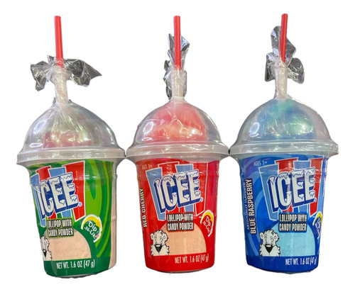 Icee Lollipop With Candy Powder 47g