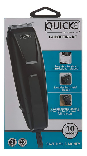 Kit Para Corte De Cabello Wahl Máquina Quick Cut 10 Piezas C