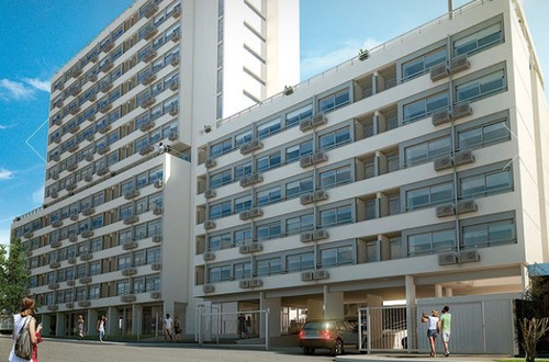 Oviedo Casi Av. Italia . Piso 13. Al Norte. 2 Dorm, 1 Baño. Cocina Integrada Con Terraza.2 Garajes Y Tasas Y Conexiones Incluidas Barbacoa Vig. 24hs. Vista Despejada Al Norte Soleado.