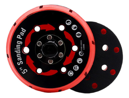 Sander Pad Multi Hole Gancho Profissional E 5 Polegadas