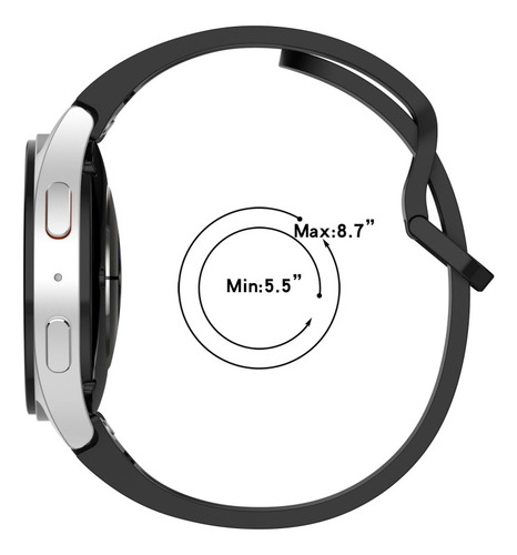 Correa De Silicona Verde Oscuro For Samsung Galaxy Watch Fe