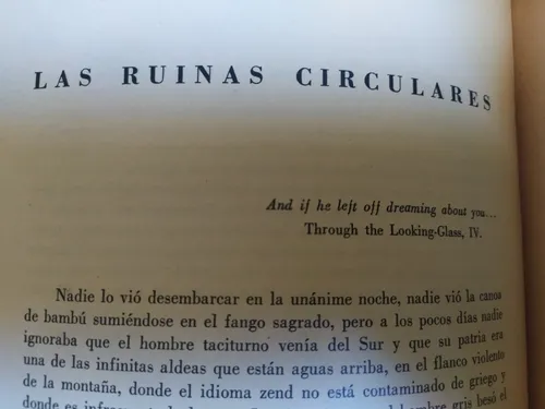 J. L. Borges. Las Ruinas Circulares | Sur, 1940 (Usado)