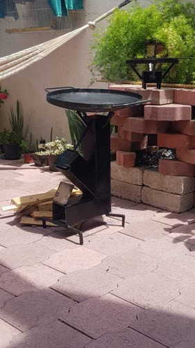 Imagen 1 de 10 de Estufa Rocket Con Parrilla Desmontable