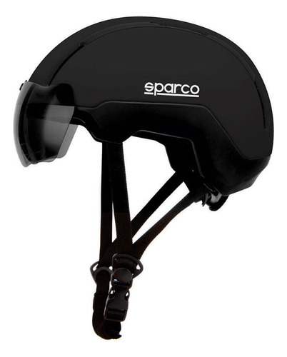 Casco Sparco Ciclismo Led Integrado Gafas Magnéticas Ligero Color Negro Talla M