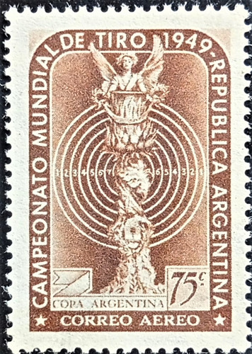 Argentina Deportes, Aéreo Gj 974 Camp Tiro 1949 Mint L19082