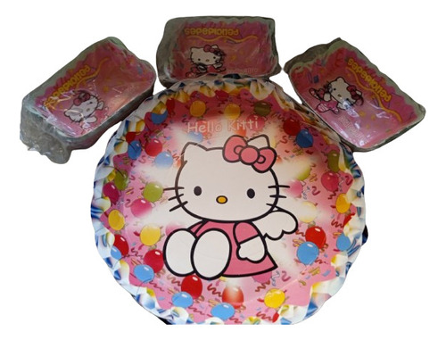 Platos Cumpleaños Hello Kitty 