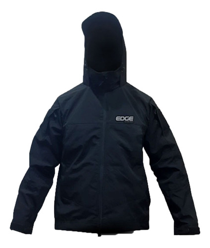 Chaqueta Para Motorizado Edge Impermeable Con Capucha