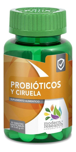 Probioticos Y Ciruela 90 Tabletas Modern Research