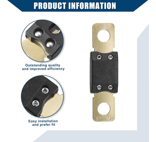Fusible De Alta Corriente 60a / Audio Cd Anm Fusible Perno E
