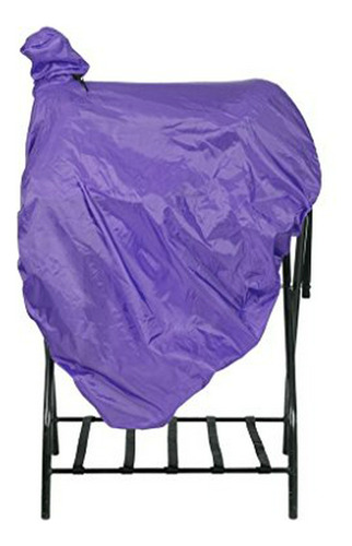 Tough-1 Purple Nylon Western Saddle Cover W /tote /fender