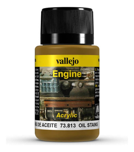 Vallejo 73813 Engine Manchas De Aceite Oil Mud Efectos 