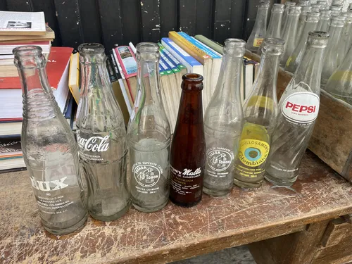 Botella Antigua Gaseosa Pepsi Lux Colombiana Coca Cola (Usado)