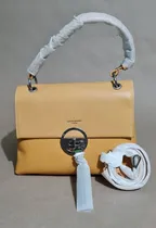 Comprar Bolsa David Jones Crossbody Mediana Mostaza Verde Belleza