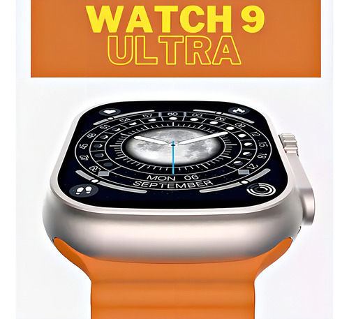 Relogio Smartwatch W29 Max 49mm Séries 9 2023 Bateria 250mah