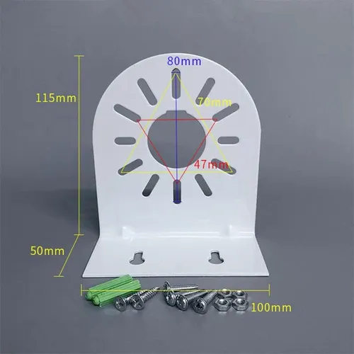 Soporte De Metal Para Camara De Seguridad Cctv Con Cupula...
