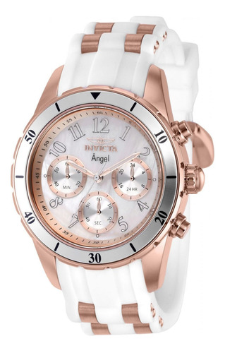 Reloj Invicta 38755 Blanco, Oro Rosa Señora