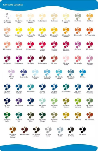 Acrilico Eterna 50 Cc Colores X 10 Un