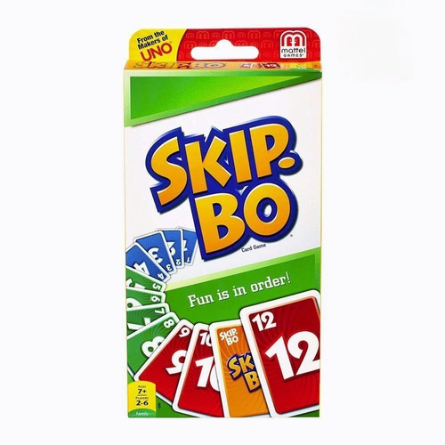 Juego De Mesa Uno-skip Bo Juego De Cartas Mattel Games