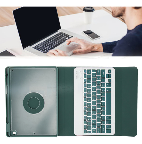 Funda Con Teclado Para Tableta Ios, Soporte Para Lápices De