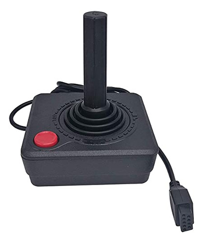 Pack Gamepad Retro Para Atari 2600 - Joystick Negro