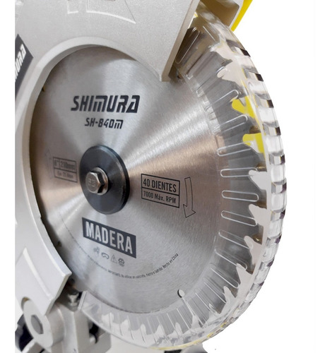 Sierra Ingletadora 1250w Shimura + Disco 200mm 40 Dientes