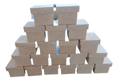 Caixinhas Caixa 10x10x05 Mdf Cru Lembrancinhas 20 Unidades