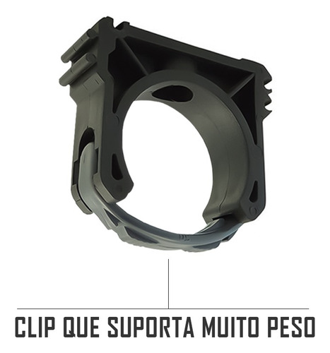 Abracadeira Para Tubos, Canos Em Clip Com Fecho 50mm