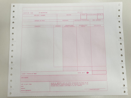Imprenta Offsett Plana Y Formularios Continuos Impresos