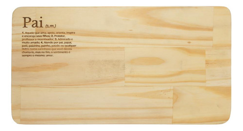 Tábua Woodart Pinus Para Corte De Madeira 45cm X 24cm X 1,5