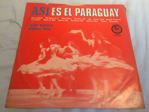 Disco Vinilo Lp Asi Es El Paraguay Original Buen Estado