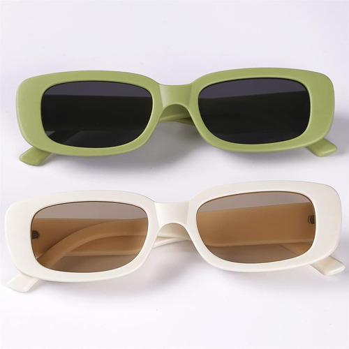Pack De 3 Gafas De Sol Rectangulares Para Mujer Tskestvy, Re