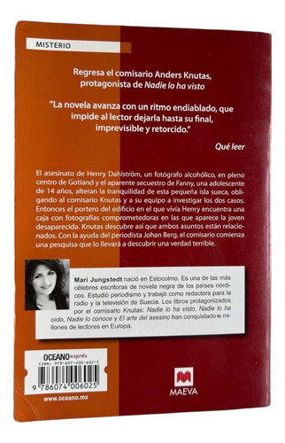 Nadie Lo Ha Oído - Mari Jungstedt (Usado)