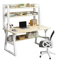 Comprar Muebles Escritorios Computadora Madera Mesa 1m+2niv Estantes