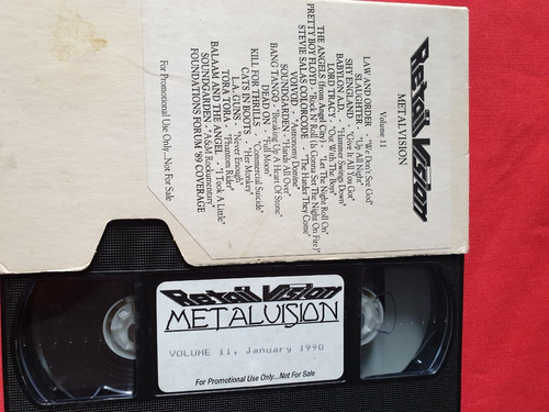 Compilatorio De Videos Metal Vision Vol. 11 Vhs