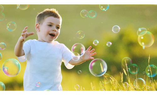 Jabon Liquido Para Hacer Burbujas Juguete Niños 120 Ml 6 Pzs
